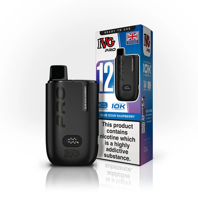 IVG Pro 10K Pod Kits: Blue Sour Raspberry – 20mg (5 Pack)
