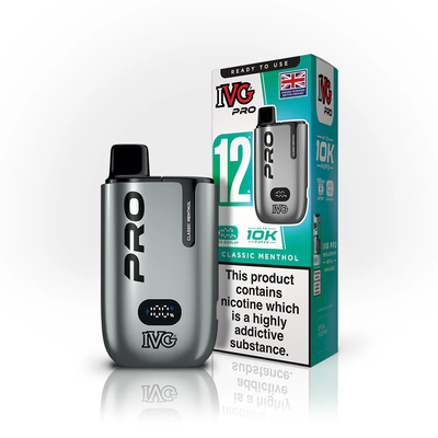 IVG Pro 10K Pod Kits: Classic Menthol – 20mg (5 Pack)