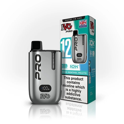 IVG Pro 10K Pod Kits: Fresh Menthol Mojito – 20mg (5 Pack)