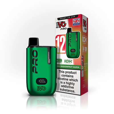 IVG Pro 10K Pod Kits: Kiwi Passionfruit Guava – 20mg (5 Pack)