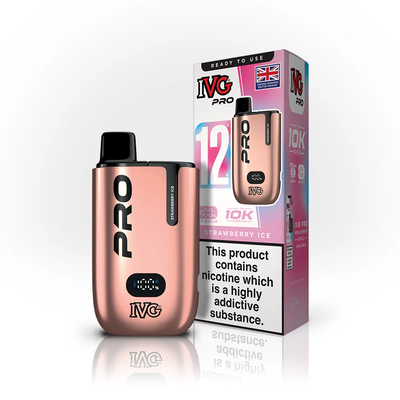 IVG Pro 10K Pod Kits: Strawberry Ice – 20mg (5 Pack)