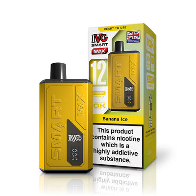 IVG Smart Max 5500 Pod Kits: Banana Ice - 20mg (5 Pack)