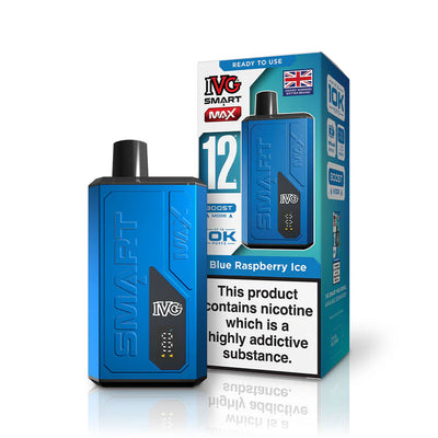IVG Smart Max 5500 Pod Kits: Blue Raspberry Ice - 20mg (5 Pack)