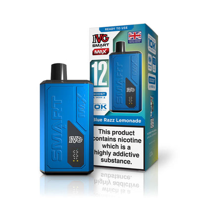 IVG Smart Max 5500 Pod Kits: Blue Razz Lemonade - 20mg (5 Pack)