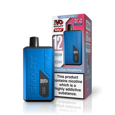 IVG Smart Max 5500 Pod Kits: Blue Sour Raspberry - 20mg (5 Pack)