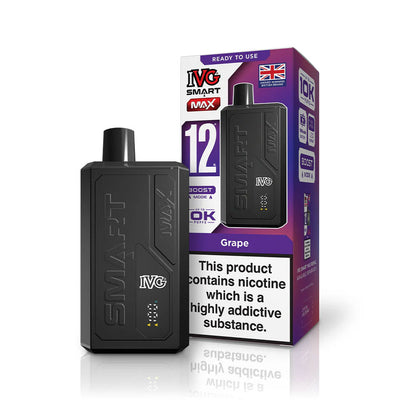 IVG Smart Max 5500 Pod Kits: Grape - 20mg (5 Pack)