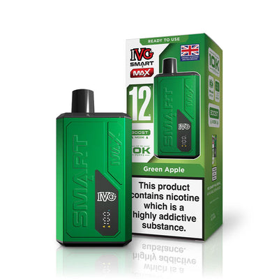 IVG Smart Max 5500 Pod Kits: Green Apple - 20mg (5 Pack)