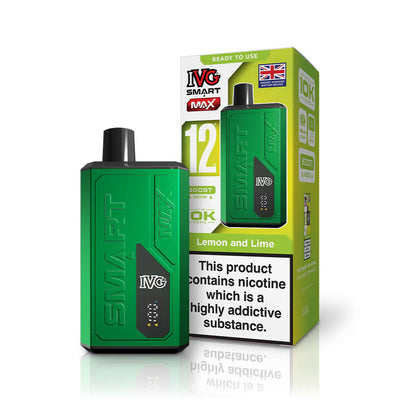 IVG Smart Max 5500 Pod Kits: Lemon And Lime - 20mg (5 Pack)
