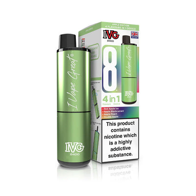 IVG 2400 4-in-1 Pod Kits: Apple Edition – 20mg (5 Pack)