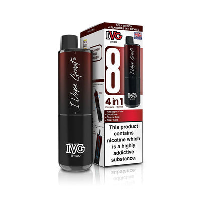 IVG 2400 4-in-1 Pod Kits: Cola Edition – 20mg (5 Pack)