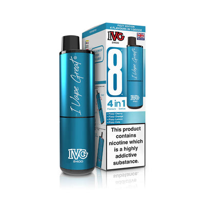 IVG 2400 4-in-1 Pod Kits: Fizzy Edition – 20mg (5 Pack)