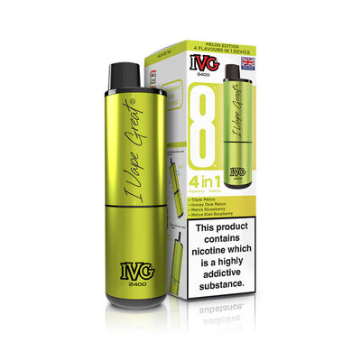 IVG 2400 4-in-1 Pod Kits: Melon Edition – 20mg (5 Pack)