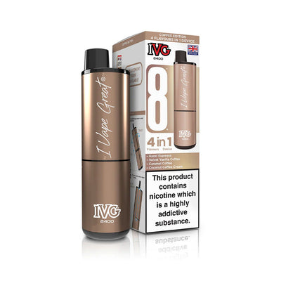IVG 2400 4-in-1 Pod Kits: Coffee Edition – 20mg (5 Pack)