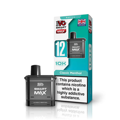 IVG Smart Max 5500 Refill Pod Replacements: Classic Menthol - 20mg (5 Pack)