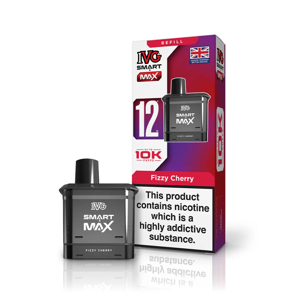 IVG Smart Max 5500 Refill Pod Replacements: Fizzy Cherry - 20mg (5 Pack)