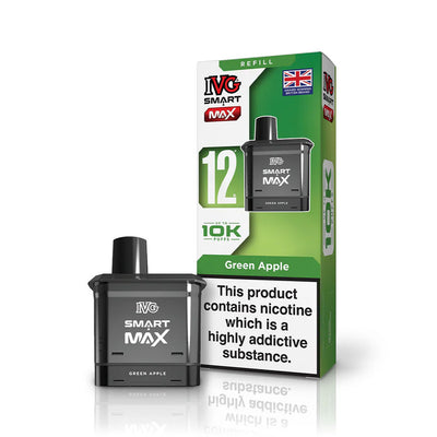 IVG Smart Max 5500 Refill Pod Replacements: Green Apple - 20mg (5 Pack)