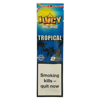 Juicy Jay's Double Blunt Wraps Triple-Dip: Tropical - 2 Wraps (25 Pack)