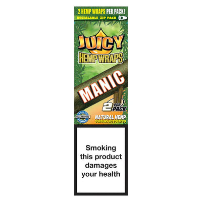Juicy Jay's Hemp Wraps: Manic - 2 Wraps (25 Pack)
