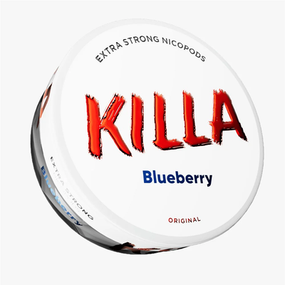 Killa Nicotine Pouches: Blueberry - 16mg/g (10 Pack)