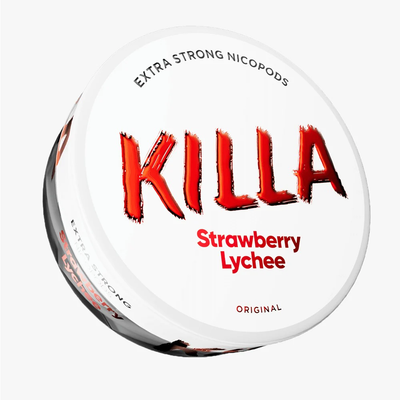 Killa Nicotine Pouches: Strawberry Lychee - 16mg/g (10 Pack)