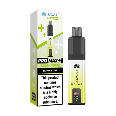 Hayati Pro Max 6000 Pod Kits: Lemon Lime – 20mg (5 Pack)