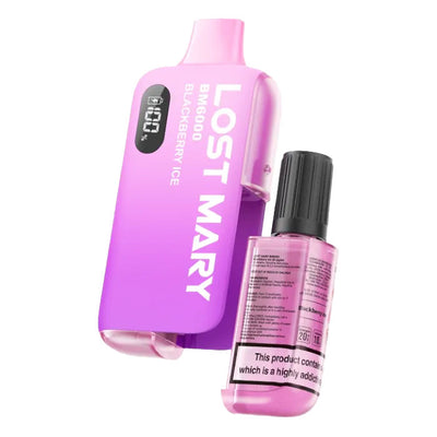Lost Mary BM6000 Pod Kits: Blackberry Ice – 20mg (5 Packs)