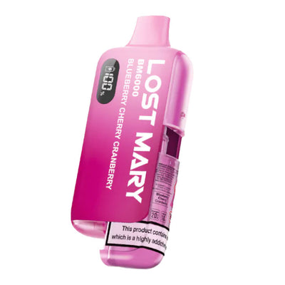 Lost Mary BM6000 Pod Kits: Blueberry Cherry Cranberry – 20mg (5 Packs)
