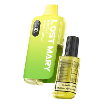 Lost Mary BM6000 Pod Kits: Double Apple – 20mg (5 Packs)