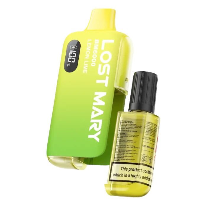 Lost Mary Bm6000 Big Puff Vape Kit Lemon Lime Default Title