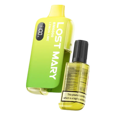 Lost Mary BM6000 Pod Kits: Lemon Lime – 20mg (5 Packs)