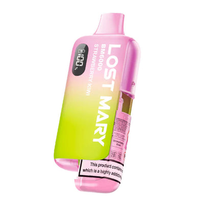 Lost Mary BM6000 Pod Kits: Strawberry Kiwi – 20mg (5 Packs)