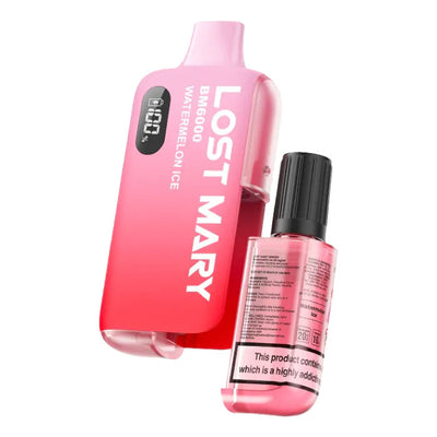 Lost Mary BM6000 Pod Kits: Watermelon Ice – 20mg (5 Packs)