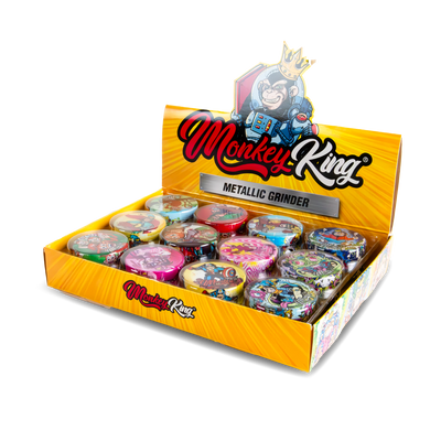 Monkey King Metal Grinders: Display CDU (12 Pack)