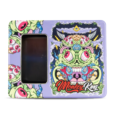 Monkey King Large Metal Boxes with Window: Space Edition