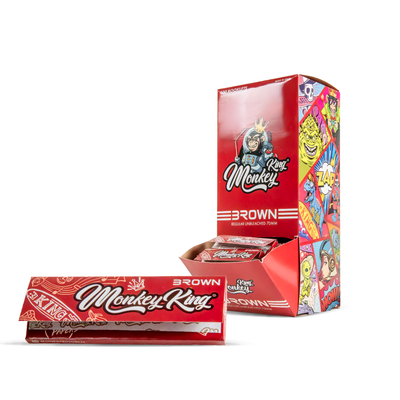 Monkey King Regular Rolling Papers: Brown (100 Pack)