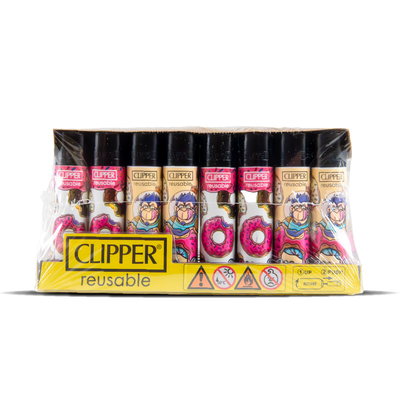 Monkey King Clipper Lighters: Munchies Ed. (48 Pack)
