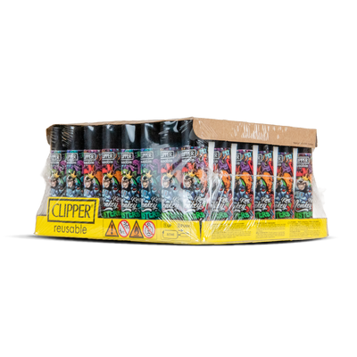 Monkey King Clipper Lighters: Monsters (48 Pack)