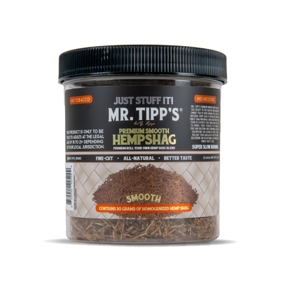 Mr Tipp's Premium Smooth Hemp Shag - Individual Pots 30g