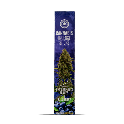 Multitrance Cannabis Incense Sticks: Dry Cannabis & Blueberry (6 Pack)