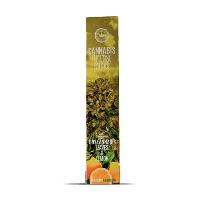 Multitrance Cannabis Incense Sticks: Dry Cannabis & Lemon (6 Pack)