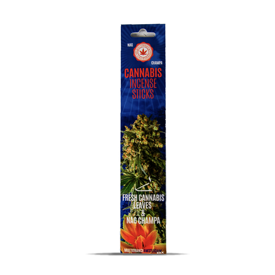 Multitrance Cannabis Incense Sticks: Dry Cannabis & Nag Champa (6 Pack)