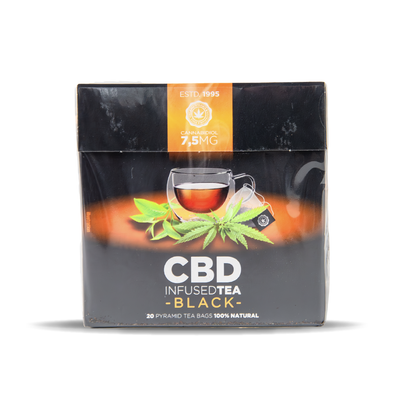 Multitrance Pyramid CBD Tea Bags: Black - 150mg (Single)