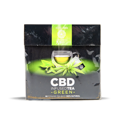 Multitrance Pyramid CBD Tea Bags: Green - 150mg (Single)