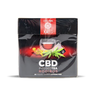 Multitrance Pyramid CBD Tea Bags: Rooibos - 150mg (Single)