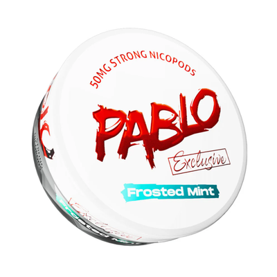 Pablo Nicotine Pouches: Frosted Mint - 50mg/g (10 Pack)