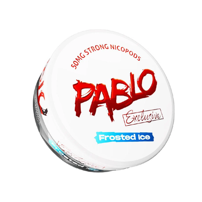 Pablo Nicotine Pouches: Frosted Ice - 50mg/g (10 Pack)