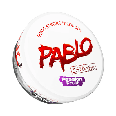 Pablo Nicotine Pouches: Passion Fruit - 50mg/g (10 Pack)