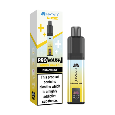 Hayati Pro Max 6000 Pod Kits: Pineapple Ice – 20mg (5 Pack)