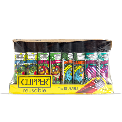 Clipper Lighter Chameleon Grass 40 Pcs