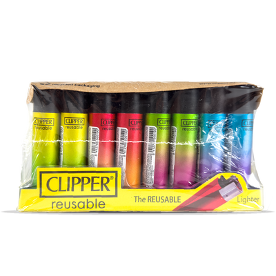 Clipper Lighter Crystal Gradient 40 Pcs